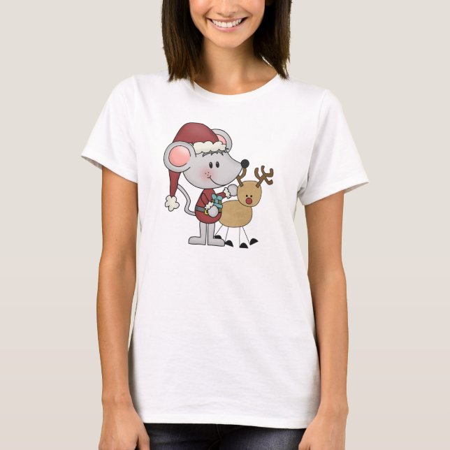 Camiseta Rato do Natal e (Frente)