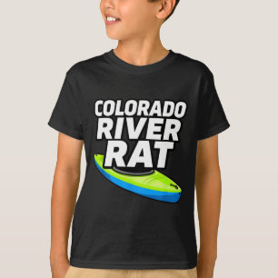 Camiseta Rato do Rio Colorado Design de Caiaque de Águas Br