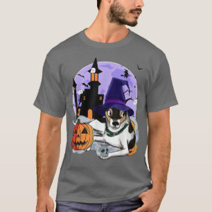 Camiseta Rato Engraçado Terrier Cachorro Bruxo de Bruxas Ab