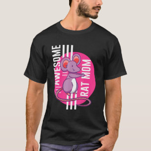 Camiseta Rato Fantástico Mãe Rat Proprietário Rodent Gerbil
