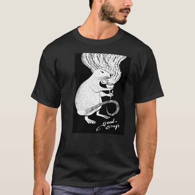 Camiseta Rato giro com ramen (Frente)