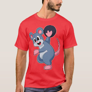 Camiseta Rato na Boliche com Bola de boliche
