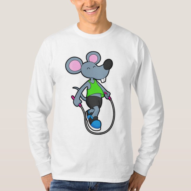 Camiseta Rato na Malhação com corda (Frente)