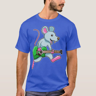 Camiseta Rato na Música com Violão
