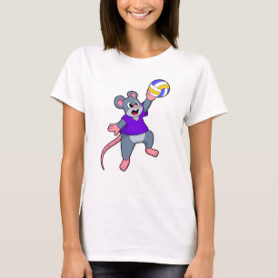 Camiseta Rato nos Esportes de Voleibol