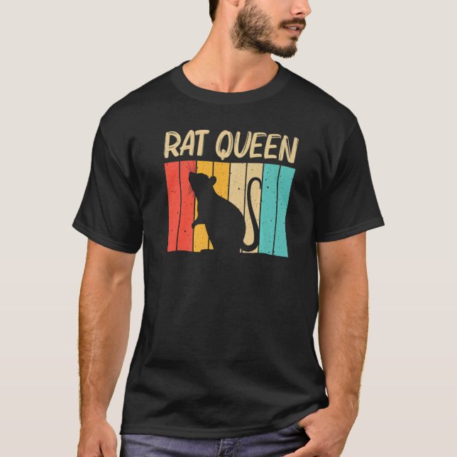 Camiseta Rato Para Mulheres Raparigas Rato 1 (Frente)