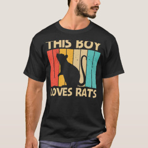 Camiseta Rato Para Rapazes Rato De Roedores Pet De Rato