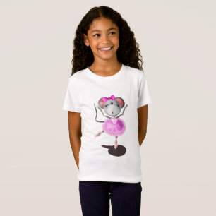 Camiseta Rato pequeno da bailarina