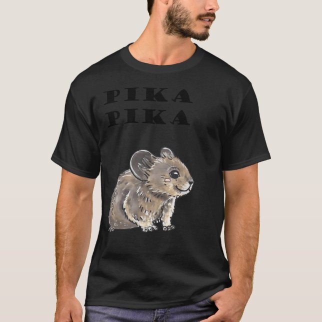 Camiseta Rato Pika - Série Animal (Frente)
