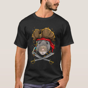 Camiseta Rato Pirata Rato Jolly Roger Flag Animal Animal,