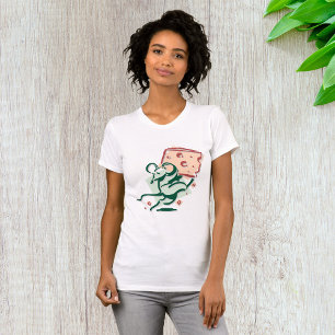 Camiseta Rato Roubando Queijo Engraçado Rato Fofo