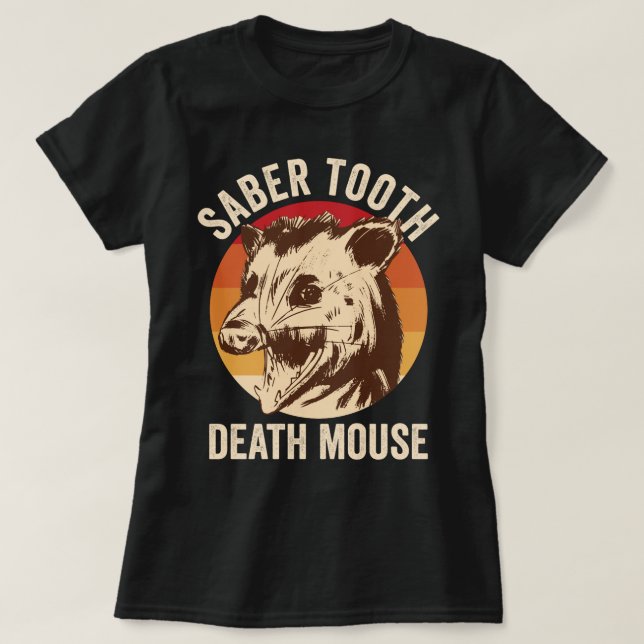 Camiseta Rato Saber da Morte dos Dentes (Frente do Design)