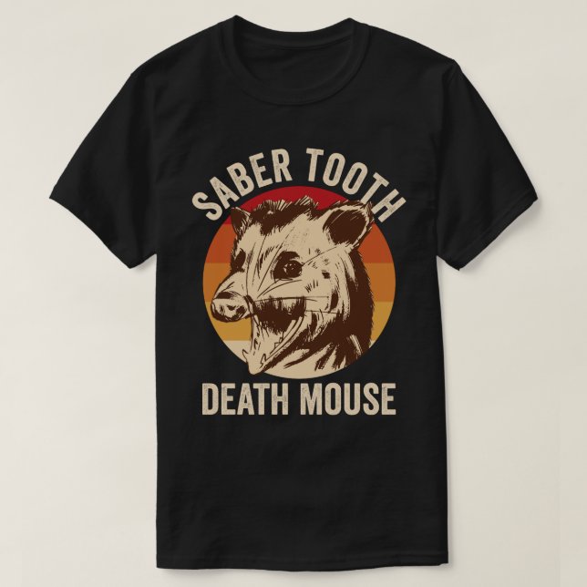 Camiseta Rato Saber da Morte dos Dentes (Frente do Design)