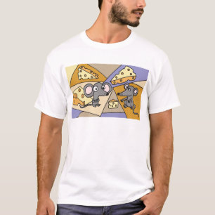 Camiseta Ratos AA e arte do queijo