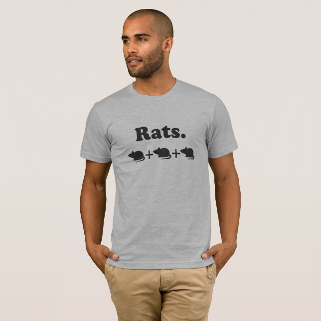 Camiseta Ratos - Camisa-Conselho de Pássaro de envergadura  (Frente Completa)