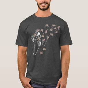 Camiseta Ratos Dandelion Engraçados Coleção Ratos Cujos Rat