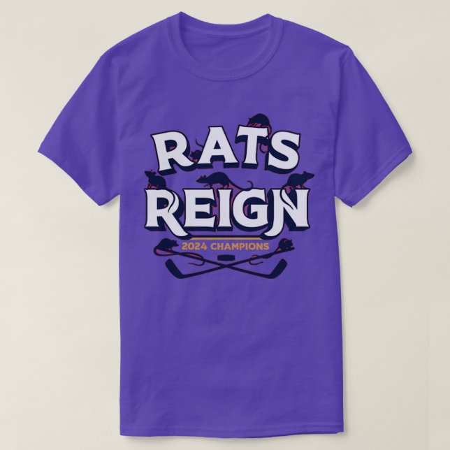 Camiseta Ratos de Hockey da Flórida Reinam TShirt 1 (Frente do Design)