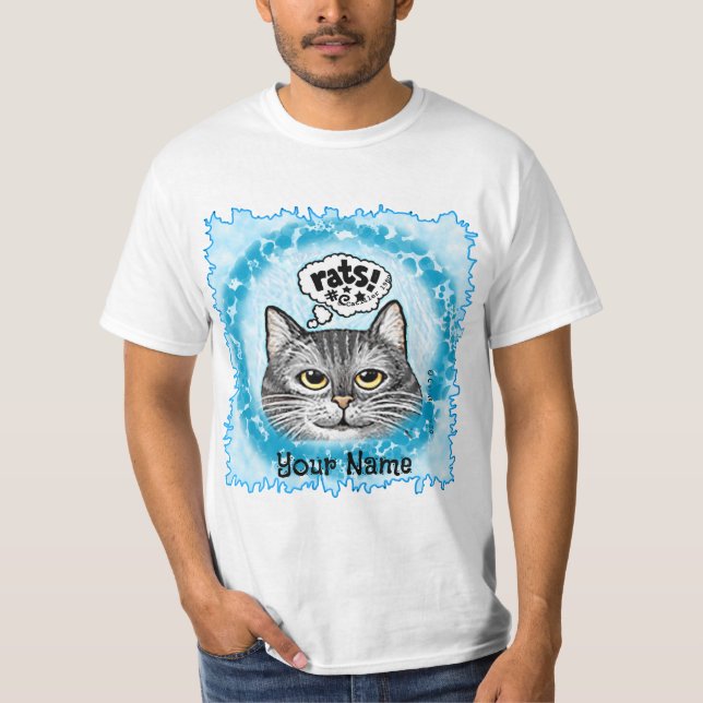 Camiseta Ratos T-Shirt de Gato (Frente)