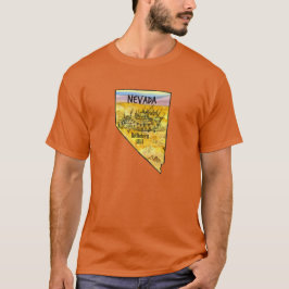 Camiseta Rattlesnake Nevada Battleborn 1864 Desert Mountain
