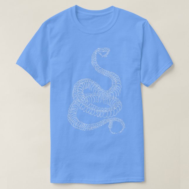 Camiseta Rattlesnake Skeleton (Frente do Design)