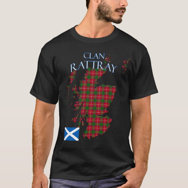 Camiseta Rattray Scottish Clan Tartan Scotland (Frente)