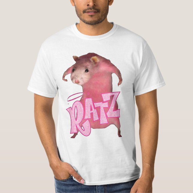Camiseta Ratz Pink Meme é engraçado (Frente)