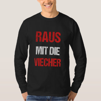 Camiseta Raus Mit Die Viecher Dizendo Knight Parody Meme