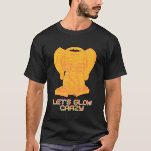 Camiseta Rave do Festival de Música do Edm Glow Crazy