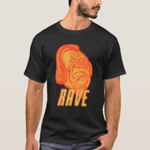 Camiseta Rave Gorilla Edm Festival de Música Rave Dubstep