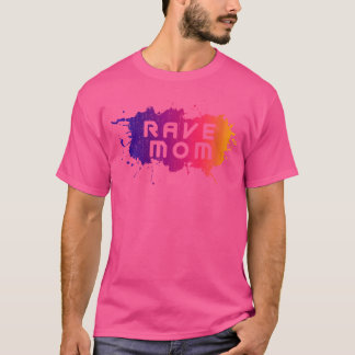 Camiseta Rave Mãe-Edm Festival Raver Mamães Mães Groovy C