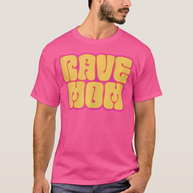 Camiseta Rave Mom Psychedelic Edm Festival (Frente)
