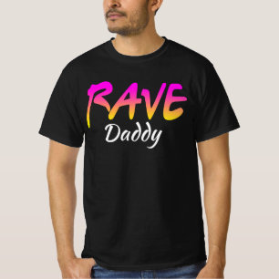 Camiseta Rave Pai Engraçado Meme