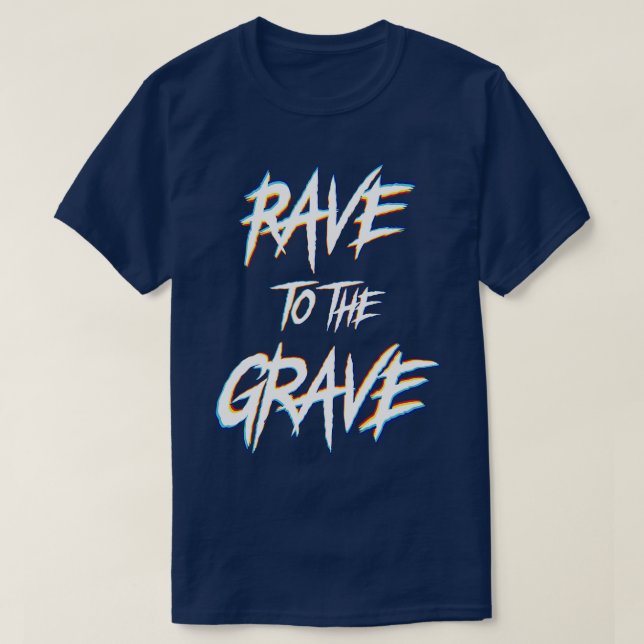 Camiseta Rave para o Grave (Frente do Design)