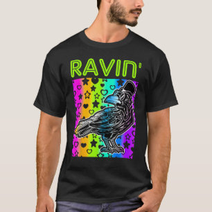 Camiseta Rave Party cores Bird Ravin Raven