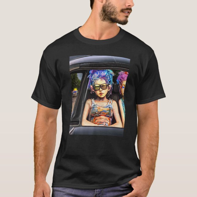 Camiseta Rave Party Psychedelic EDM Trance Club DJ 7 (Frente)