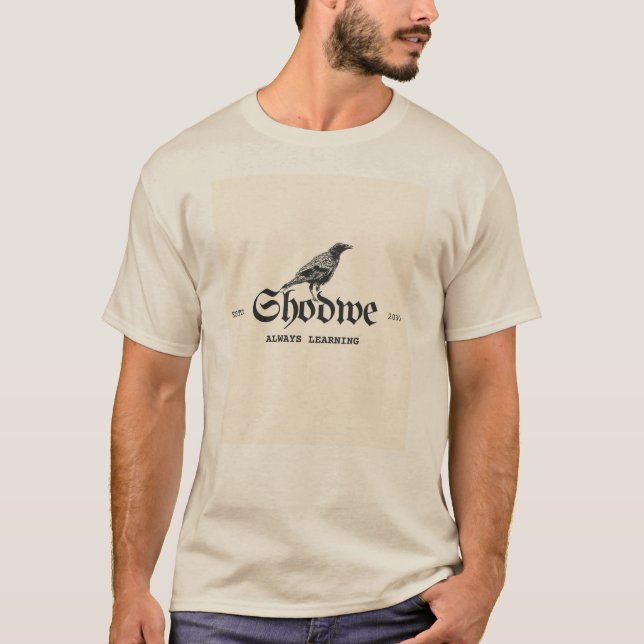Camiseta Raven Crest Sempre Aprendendo (Frente)