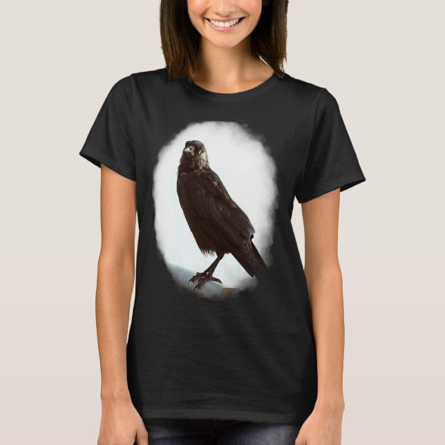 Camiseta Raven Crow Bird (Frente)