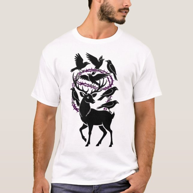 Camiseta Raven Crown Deer (Frente)