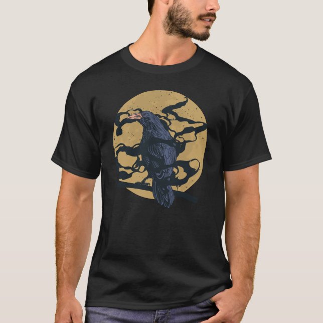 Camiseta Raven E Moon (Frente)