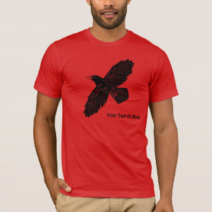 Camiseta Raven Em Vermelho