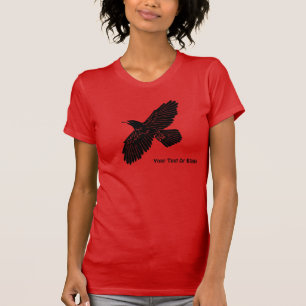 Camiseta Raven Em Vermelho