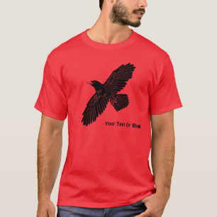 Camiseta Raven Em Vermelho