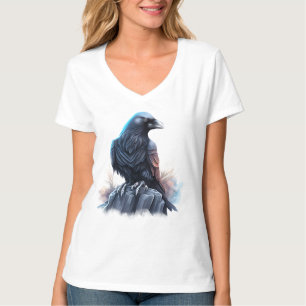 Camiseta Raven Escuro Gerado por AI Moderno