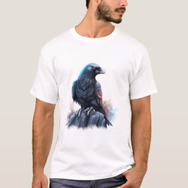 Camiseta Raven Escuro Moderno Gerado por AI