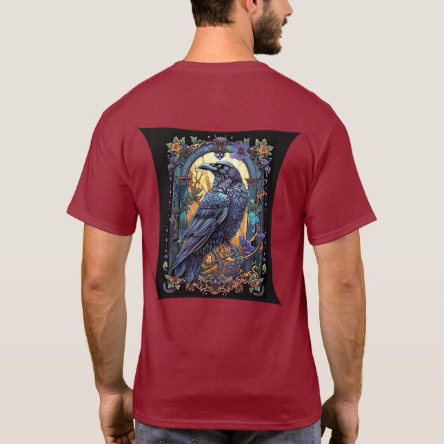 Camiseta Raven Na Janela (Verso)