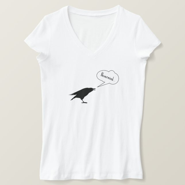 Camiseta Raven Neverhead (Frente do Design)