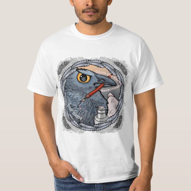 Camiseta Raven Nevermind  (Frente)