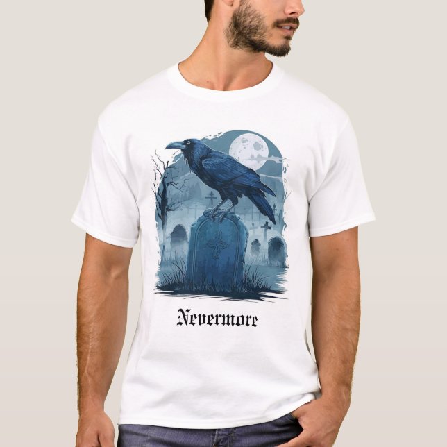 Camiseta Raven - Nunca mais (Frente)