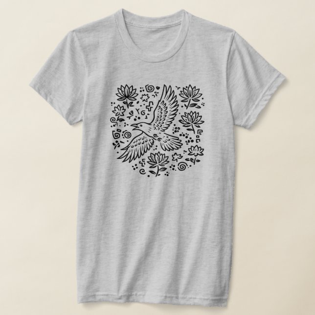 Camiseta Raven of Transformation (Postura )