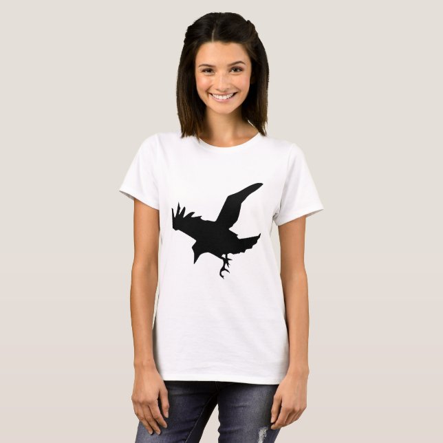 Camiseta Raven Silhouette (Frente Completa)